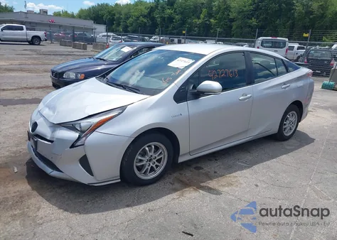 2016 Toyota Prius Two from USA, damaged, VIN JTDKBRFU9G3519476